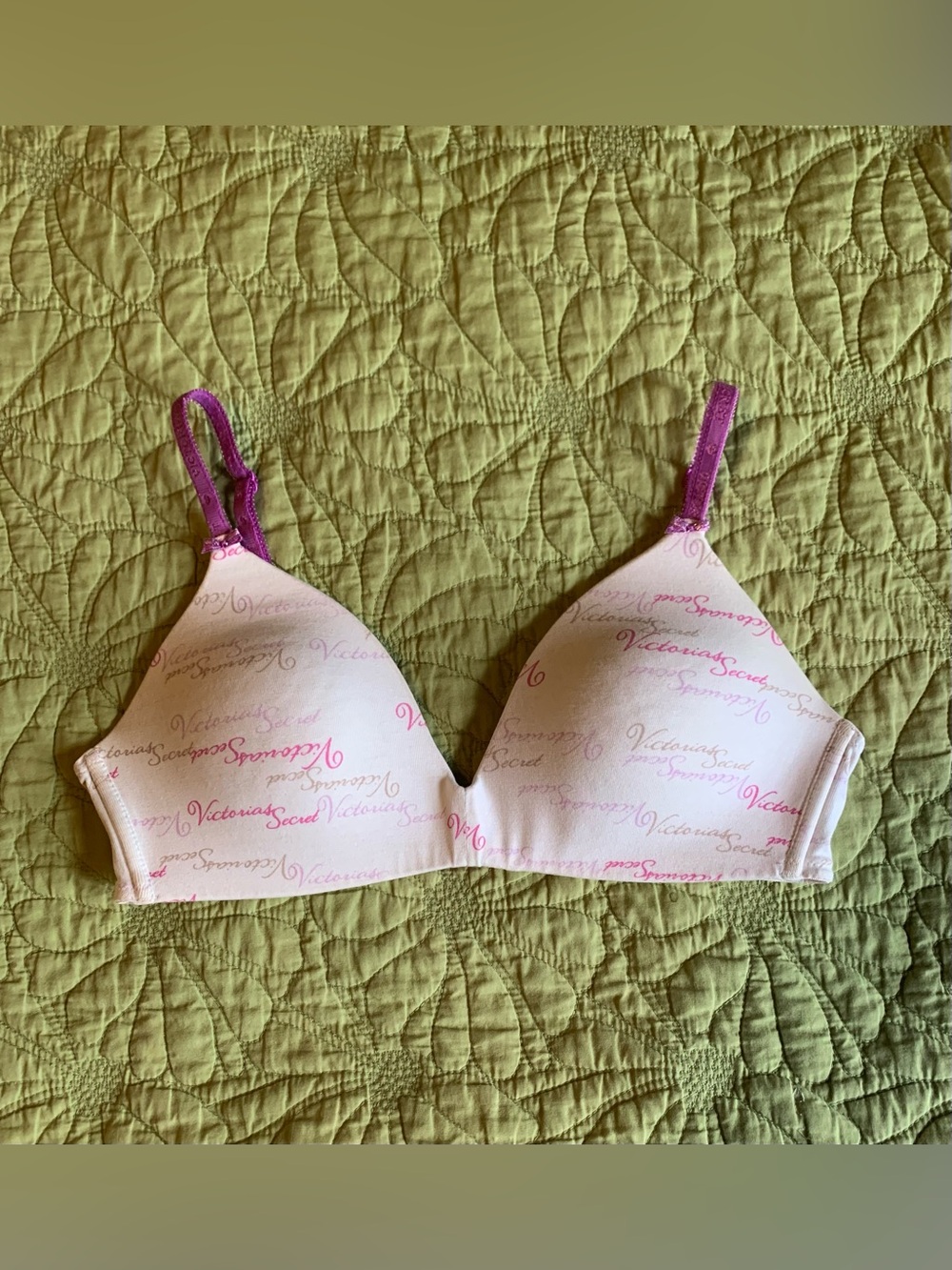 Victoria's Secret Cotton Lingerie Wireless Bra